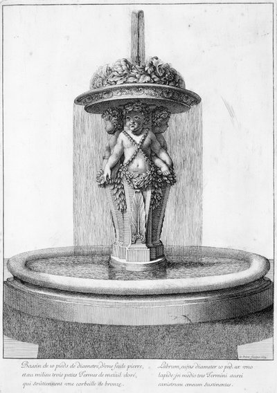 Projet de fontaine, 1673 - Jean Lepautre
