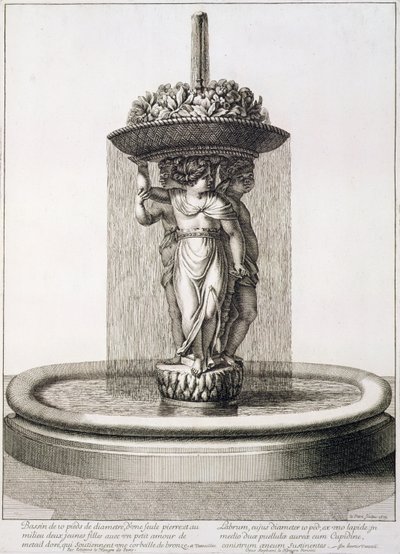 Projet de fontaine, 1673 - Jean Lepautre
