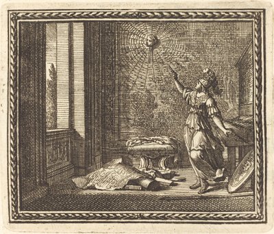 Minerve transformant Arachné en araignée - Jean Lepautre