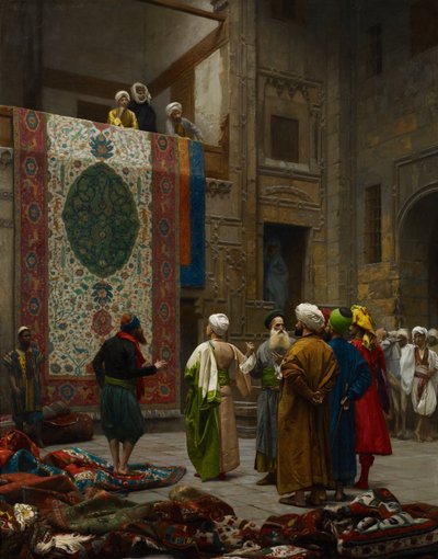 Le marchand de tapis - Jean Leon Gerome