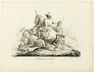 Les bouchers de Rome - Jean Louis André Théodore Géricault