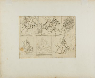 Quatre croquis d