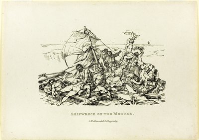 Naufrage de la Méduse - Jean Louis André Théodore Géricault
