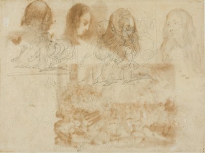 Six croquis d