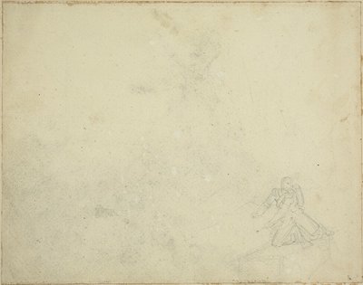Étude de la figure agenouillée - Jean Louis André Théodore Géricault