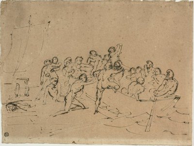 Le sauvetage des survivants du radeau de la Méduse - Jean Louis André Théodore Géricault