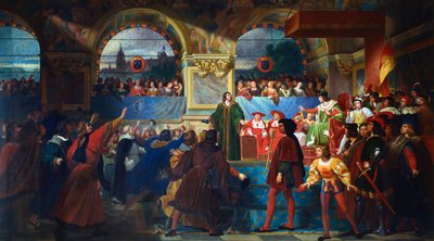 Louis XII proclamé Père du Peuple aux États généraux de Tours, 1506, vers 1819-1861 - Jean Louis Bezard