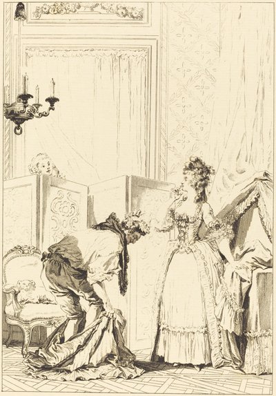 Le cocu battu et content - Jean Louis Delignon and Antoine Jean Duclos after Jean Honoré Fragonard