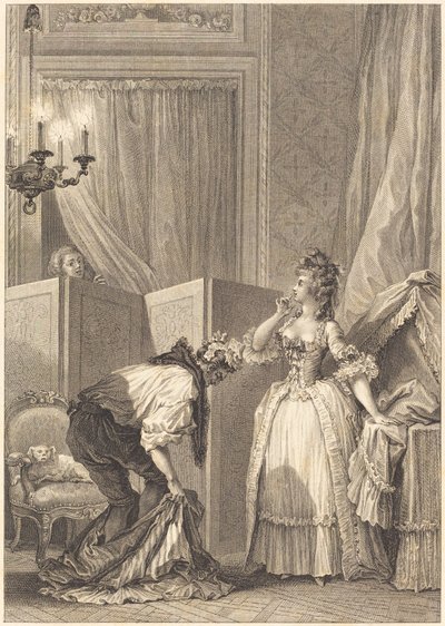Le cocu battu et content - Jean Louis Delignon and Antoine Jean Duclos after Jean Honoré Fragonard