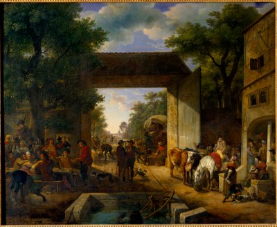 Une foire à la porte d