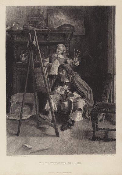 Les frères Van de Velde - Jean Louis Ernest (after) Meissonier