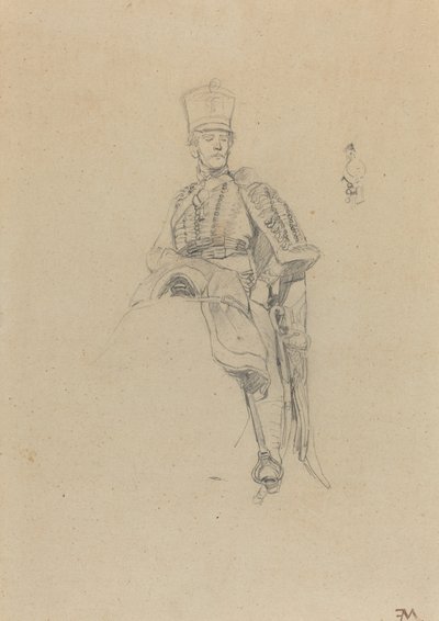 Un hussard français - Jean Louis Ernest Meissonier