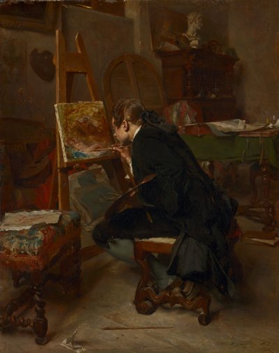 Un peintre, 1855 - Jean Louis Ernest Meissonier