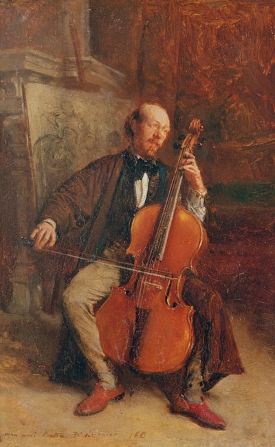 Alexandre Batta, le violoncelliste, 1855 - Jean Louis Ernest Meissonier