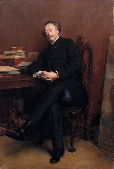 Alexandre Dumas, fils 1824-1895 - Jean Louis Ernest Meissonier