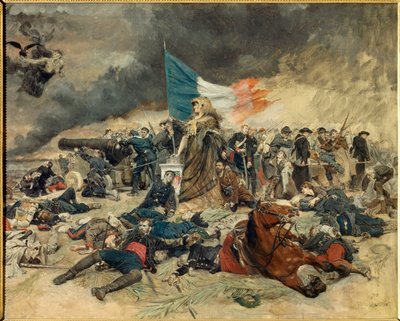 Le Siège de Paris (1870-1871), allégorie - Jean Louis Ernest Meissonier