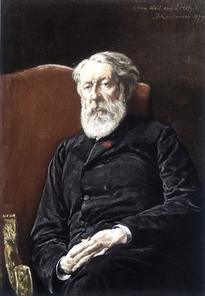 Portrait de Hetzel par Meissonnier en 1879, «Les Hommes d