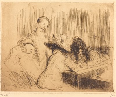 Un plongeon à Montmartre - Jean Louis Forain
