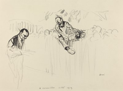 À Versailles juillet 1919, probablement 1919 - Jean Louis Forain
