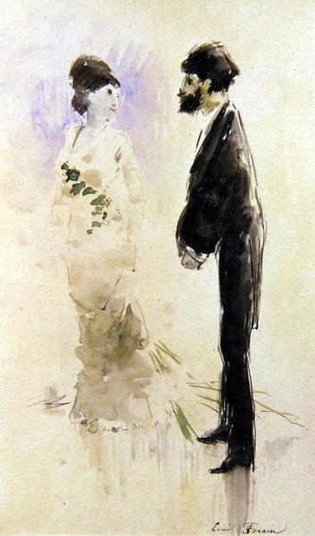Un Amoureux frappé de peur - Jean Louis Forain
