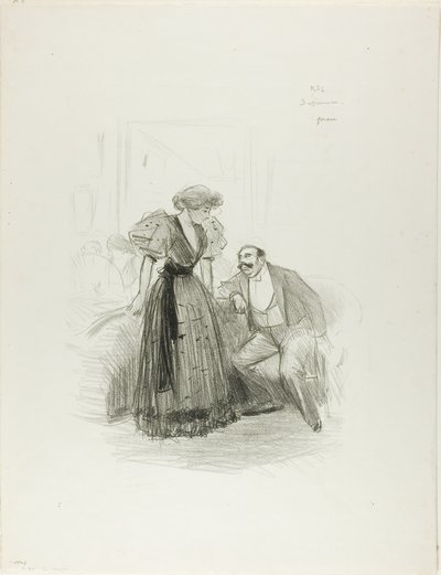 À une soirée - Jean Louis Forain
