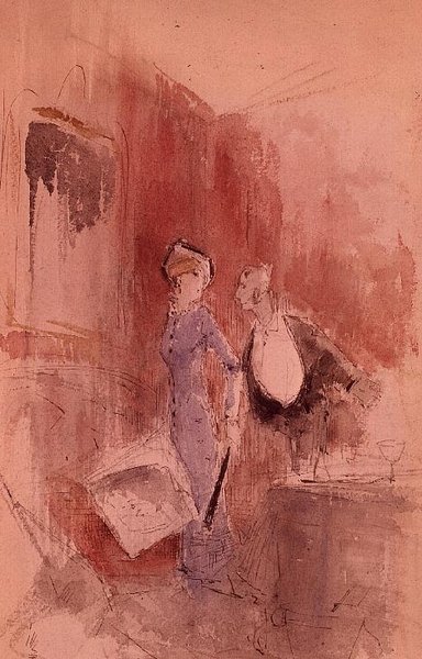 Au restaurant - Jean Louis Forain