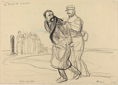 Au Front de Vincennes. Bolo pacha, vers 1914-1919 - Jean Louis Forain