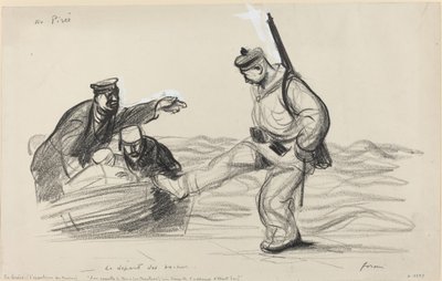 Au Pirée. - Le départ des boches - Jean Louis Forain
