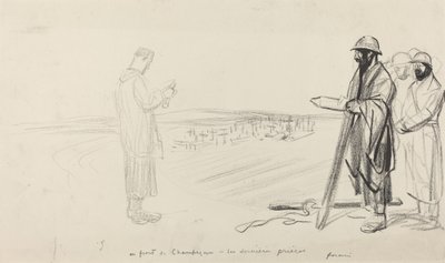 Au front de Champagne - Les dernières prières - Jean Louis Forain