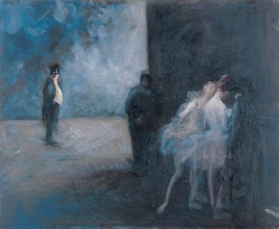 Dans les coulisses - Symphonie en bleu - Jean Louis Forain