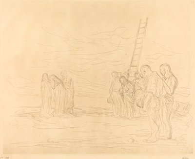 Calvaire (première planche) - Jean Louis Forain