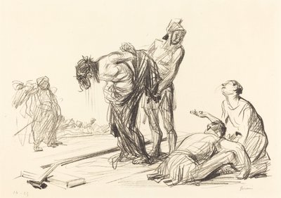 Le Christ dépouillé de ses vêtements - Jean Louis Forain