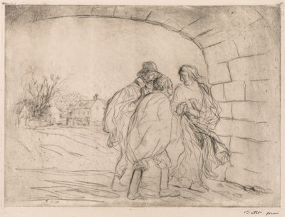 Rencontre sous la voûte - Jean Louis Forain