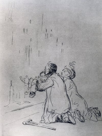 Supplication devant la grotte, 1925 - Jean Louis Forain