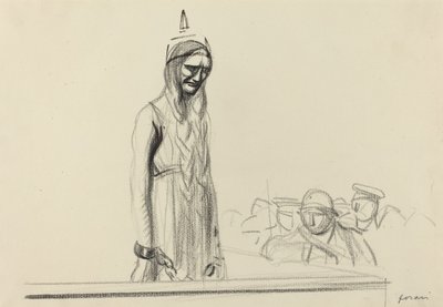 Germania devant les juges, vers 1914-1919 - Jean Louis Forain