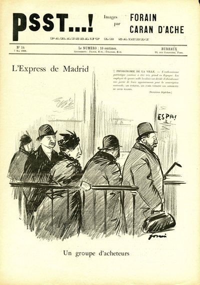 Illustration de Jean-Louis Forain (1852-1931) dans Psst...! - Jean Louis Forain