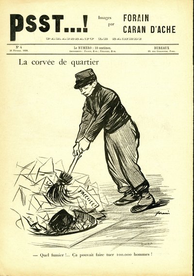 Illustration par Jean-Louis Forain (1852-1931) dans Psst...! - Jean Louis Forain