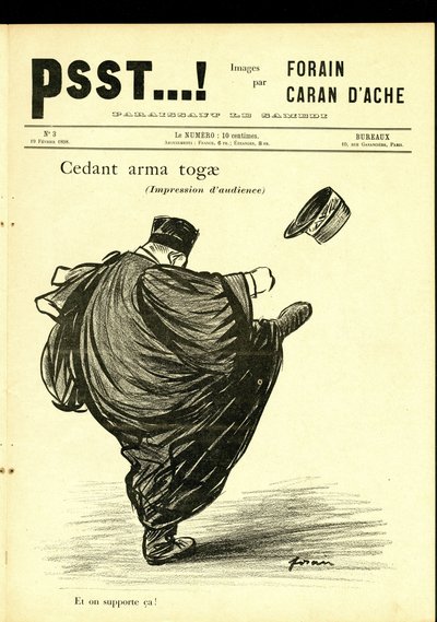Illustration par Jean-Louis Forain (1852-1931) dans Psst...! - Jean Louis Forain