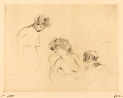 Dans une chambre privée (troisième planche) - Jean Louis Forain