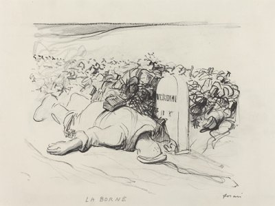 La Borne, Verdun, vers 1916 - Jean Louis Forain