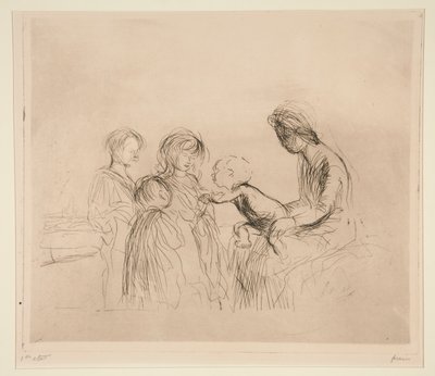 La Madone et les enfants - Jean Louis Forain
