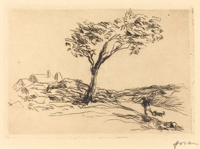 Paysage dans les environs de Versailles - Jean Louis Forain