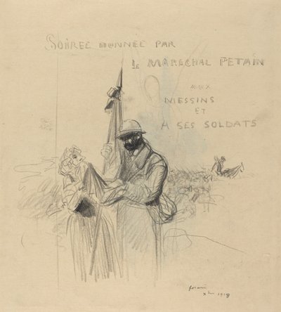 Le Baiser du Drapeau, 1918 - Jean Louis Forain