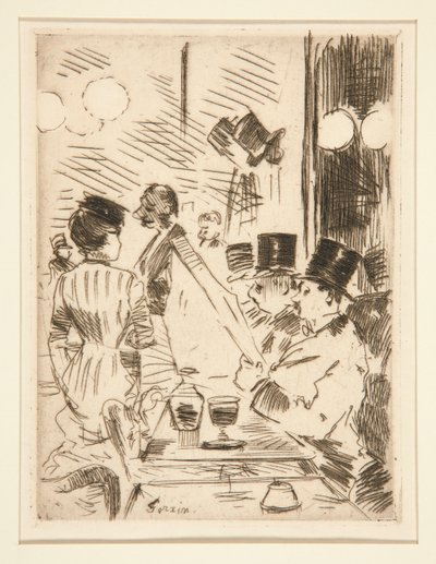 Le café de la nouvelle Athènes - Jean Louis Forain