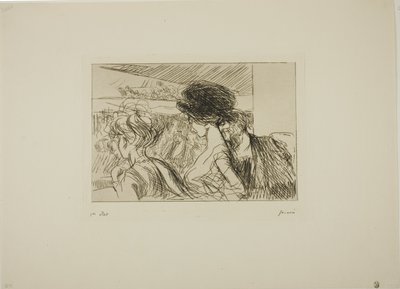 Boîte inférieure au théâtre - Jean Louis Forain