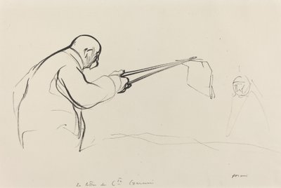 M. Clemenceau. La lettre du Cte Czernin, vers 1914-1919 - Jean Louis Forain