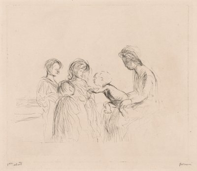 Madonna et enfants - Jean Louis Forain