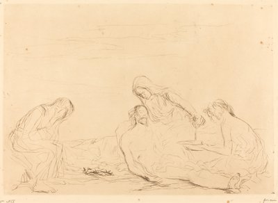Pietà (troisième planche) - Jean Louis Forain