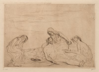 Pietà (troisième planche) - Jean Louis Forain