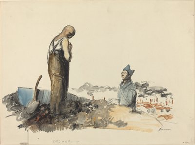Poilu et prisonnier, vers 1914-1919 - Jean Louis Forain